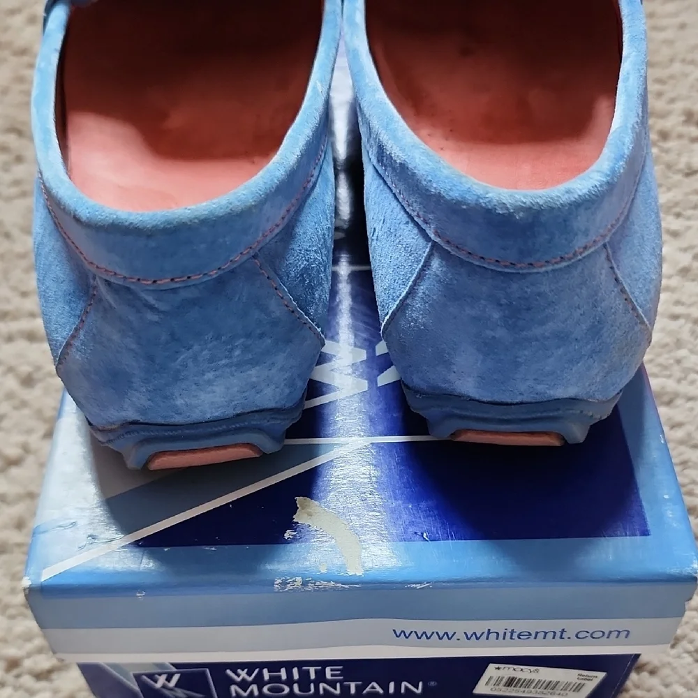 Blue Suede Loafers - Picture 2 of 8